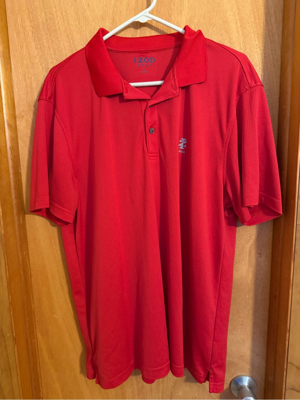Izod Red Short-Sleeve Polo